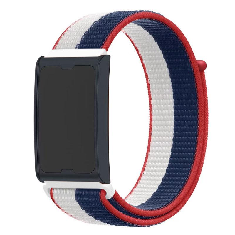 22mm 20mm Nylon-Schlaufenarmband für Amazfit Helio/Bip 6/Active 2/Balance 2 Armband im Flaggenstil für Amazfit GTR 4/GTS 4 mini