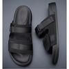 Men's Slippers Summer Trendy Fashion Versatile Drag Wear Soft Soled Beach Shoes Summer Men Sandals