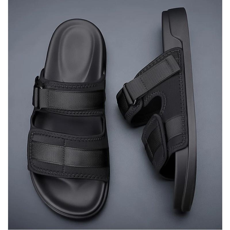 Men's Slippers Summer Trendy Fashion Versatile Drag Wear Soft Soled Beach Shoes Summer Men Sandals