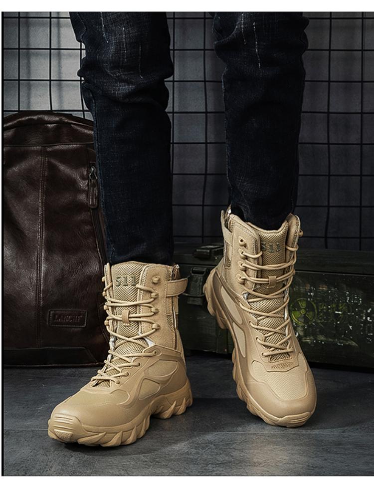 Men Boots Ankle Safety Shoes Men Special Force Desert Combat Boots Outdoor Hiking Boots Men Work Shoes Botas Cuturno Masculinas