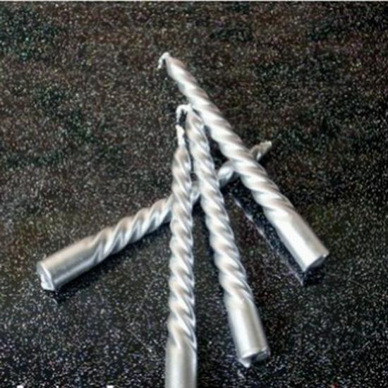 Silver-Plated European Style Three-Head Candelabra for Weddings and Hotels