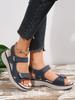 Platform Casual Sandals Adjustable Strap Open Toe Lightweight Slip On Summer Footwear for Women Comfortable Walking Shoes