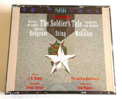 CD VANESSA REDGRAVE STING IAN MCKELL  Soldiers Tale 28DP5175 PANGA 1988 Japan Classical Used