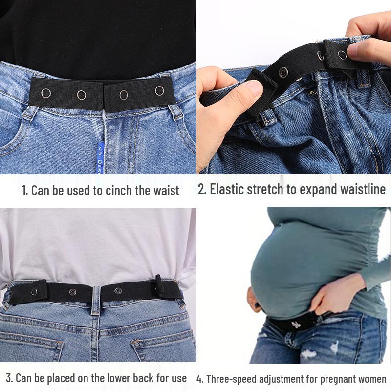 Elastic Waist Belt Extender for Maternity and Postpartum Pants