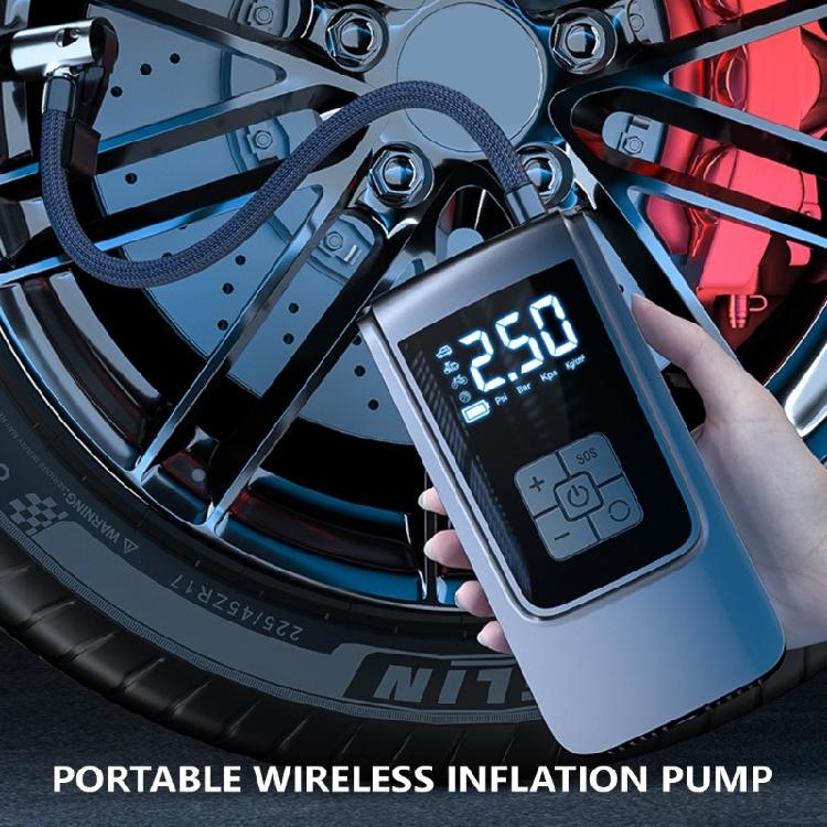 Digital Display Screen Tire Inflator for Car Bike Motorcycle Car Air Compressor Air Pumps with Flashlight Tire Inflator