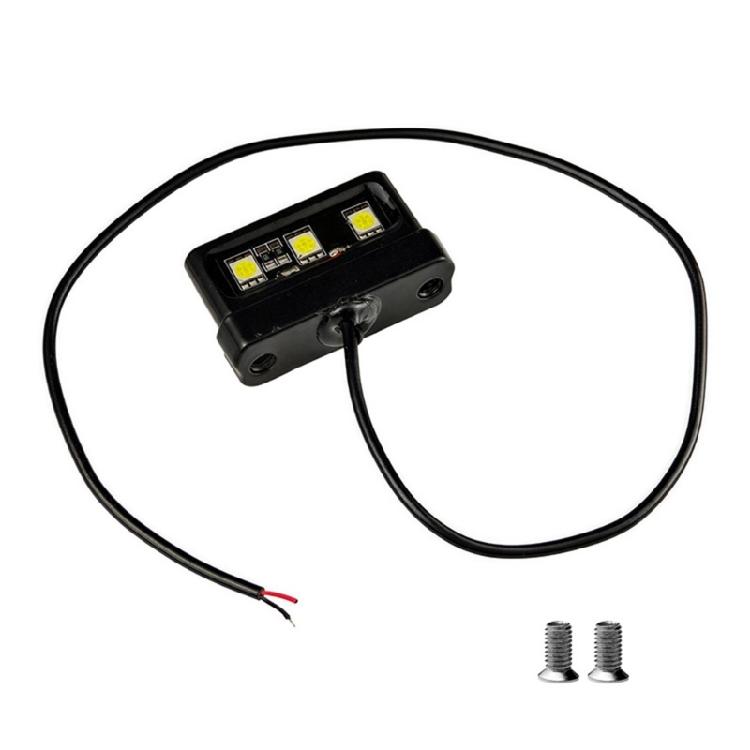 

Universal Waterproof License Plate Lamp Bright LED Lighting Shockproof Frame Easy Mounting for Electric Bike Motorcycle красный