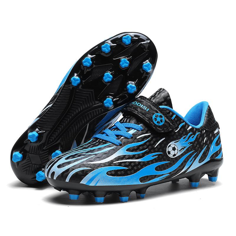 

Velcro Football Shoes Low Top Children s Spikes Broken Nails Boys Student Game Training Shoes 28