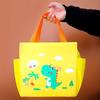 Cartoon Cute Double Pocket Large Capacity Insulated Lunch Bag for Work or School