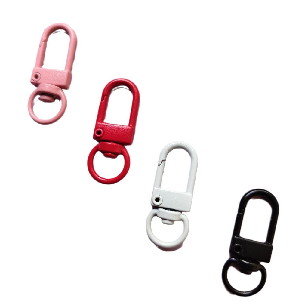 Bunte DIY Schlüsselanhänger-Accessoires: Kleine 3-Punkt Candy Color Hundeschnalle für Schmuck, Handtaschen und Puppenaufhängung