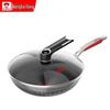 Wok Antiaderente in Acciaio Inossidabile 316L KOBACH