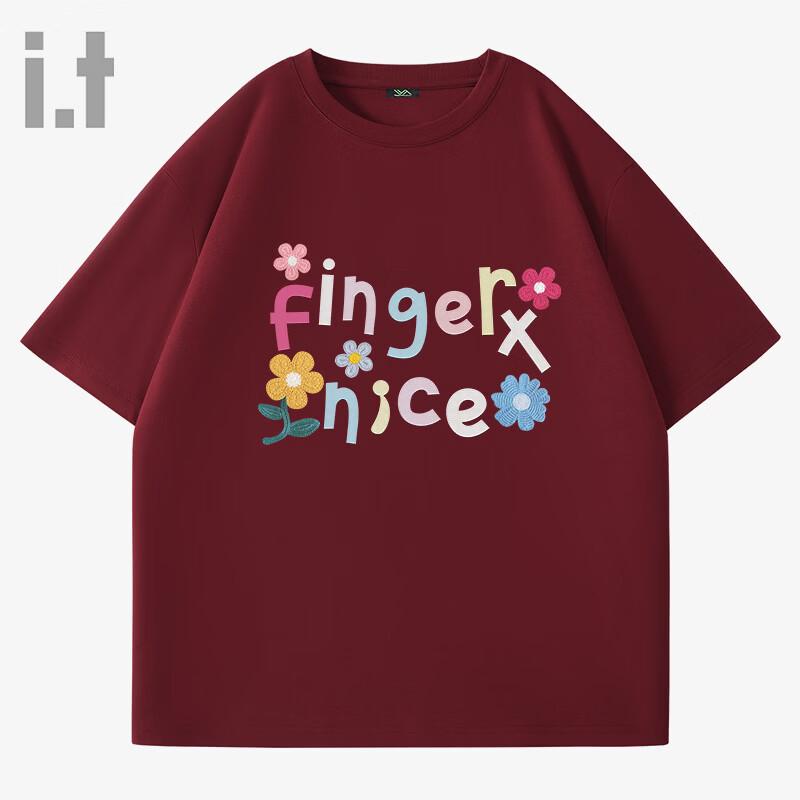 Fingercroxx IT Women s Letter Print Loose T-Shirt S