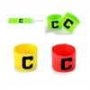 10Pcs Bright Color Football Captain Armband Kid Adults Adjustable Soccer Arm Band Competition Soccer Gift Football Training