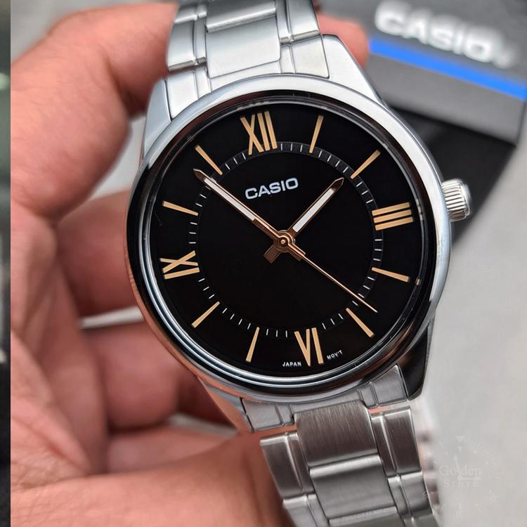 Casio Men Standard Series Black Watch MTP-V005D-1B5 MTP-V005D-1B5