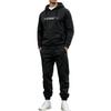 Unisex Printed Hoodie and Drawstring Jogger Set for Casual Everyday Wear