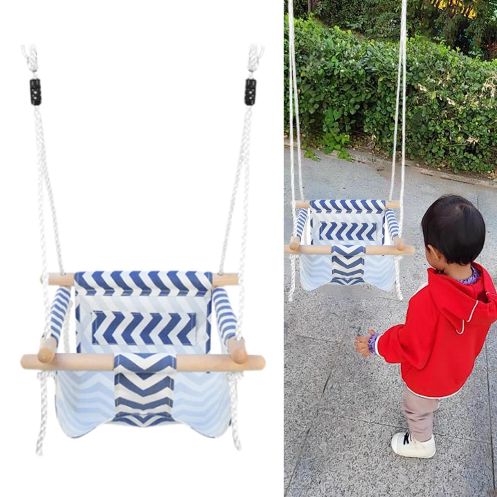 Детские качели Простая установка Деревянный батут для детей Детская игровая площадка