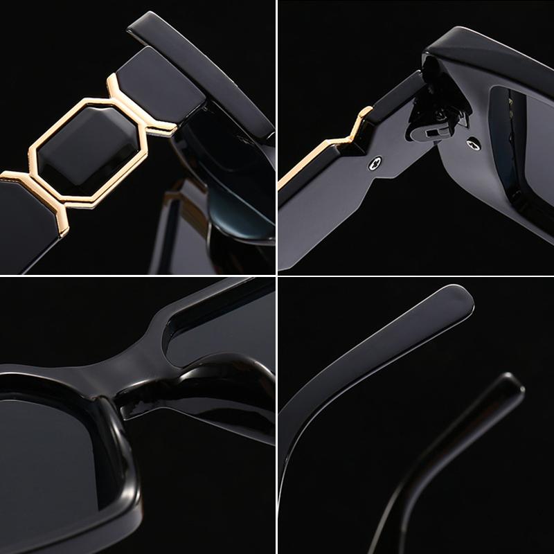 New Fashion Brand Luxury Designer Sunglasses Women Men Leopard Vintage Trendy Elegant Shades Glasses Travel Cute Top Sunglasses