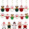 Christmas Decoration Honeycomb Ball Christmas Snowman Flag Paper Honeycomb Spiral Pendant Pendant Customization