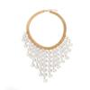 Collar Collarbone Neck Chain Imitation Pearl Clavicle Chain Exaggerated Necklace  Party Jewelry