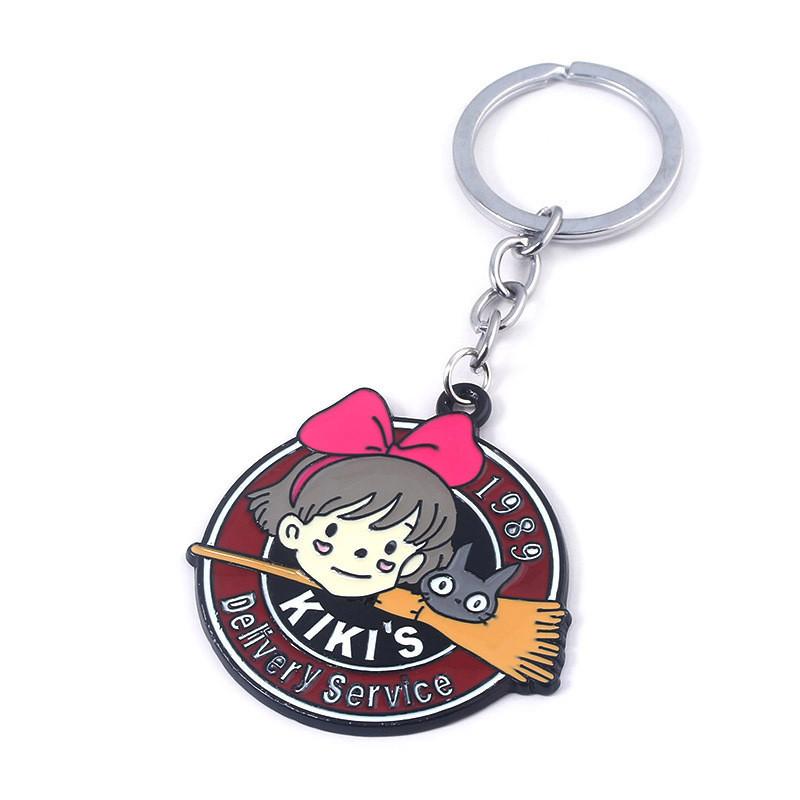 Kiki's Delivery Service Necklace With Alloy Charm And Black Cat Pendant For Anime Themed Accessories