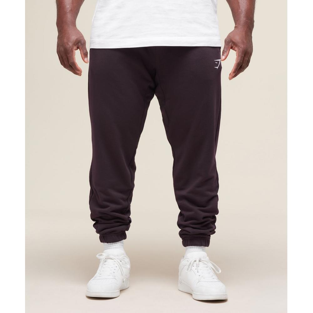 

Gymshark Essential Oversized Joggers Plum Brown A2a7t Nbzn XS