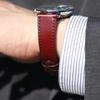 Cordovan Watch Strap Watch Band Leather Replacement In Japan Genuine [ROCOTTE] (Chocolate / 20-16mm / Horseskin) (Made / Leather)