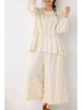 2026 New Style Women's Pure Cotton Long Sleeve Doll Shirt with Lace Collar and Heavy Embroidery