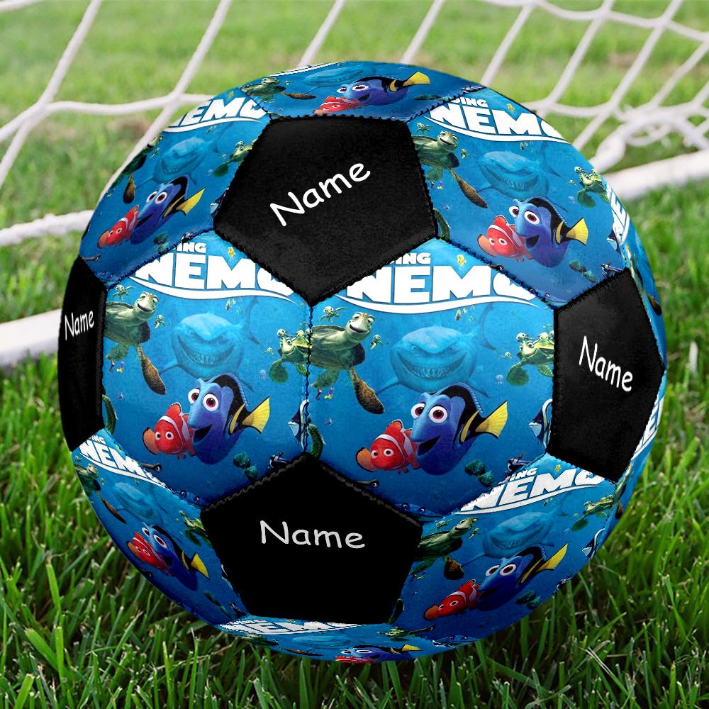 Custom Name Nemo Theme Size 5 Soccer Ball, Suitable for Both Indoor and Outdoor Matches, a Gift Suitable for Everyone.