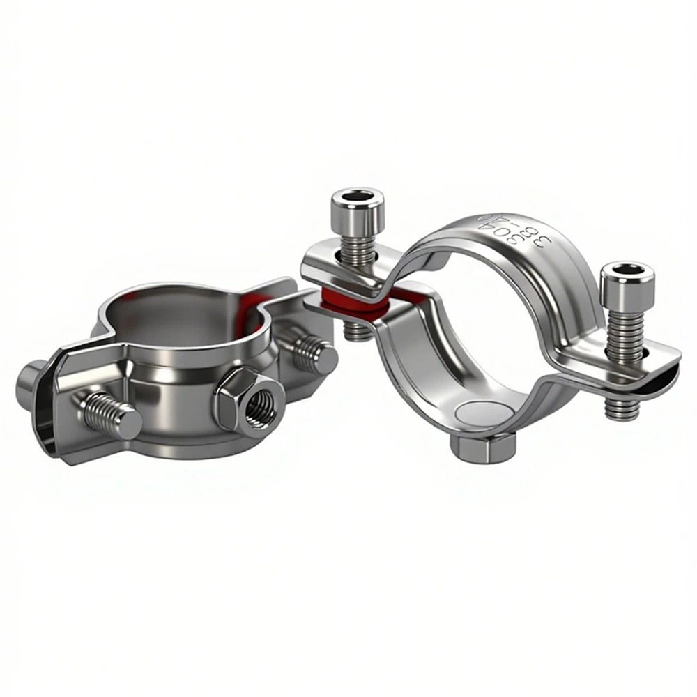 1Pcs 304 Stainless Steel Stainless Steel Pipe Bracket OD 8-325mm Pipe Clamp  for Water Pipe