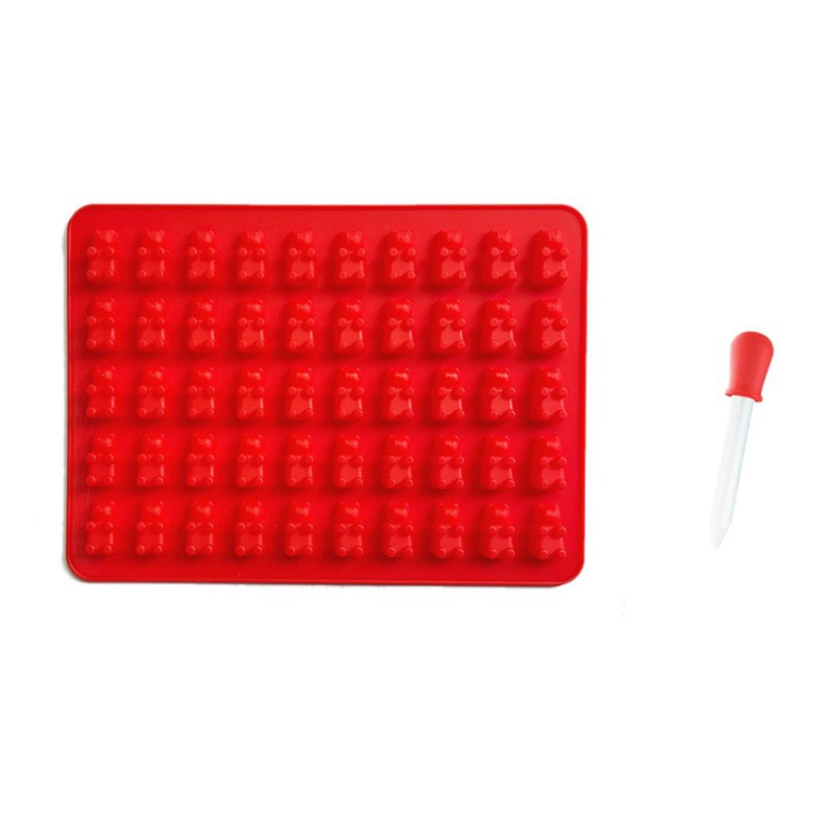 

50-hole Silicone Baking Mold One Size красный