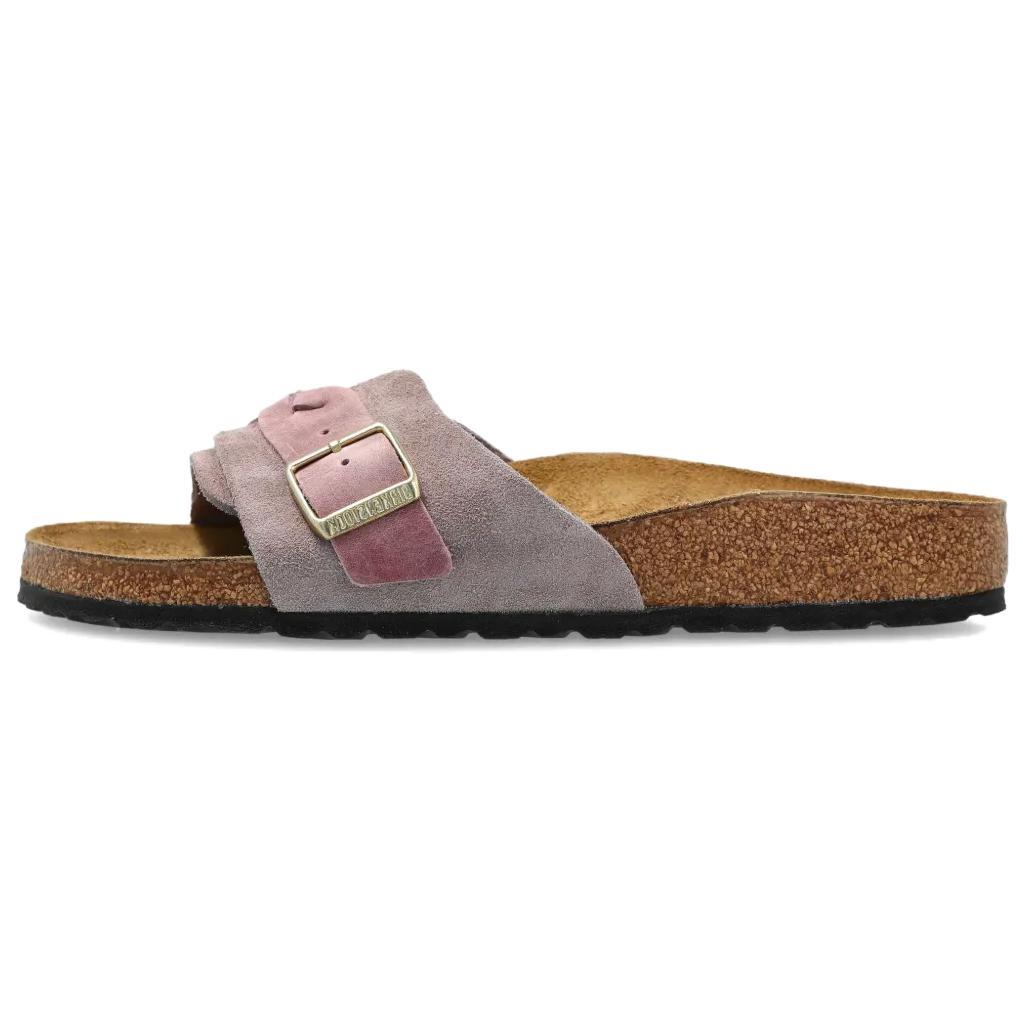 Birkenstock Rubber Sole Abrasion Resistant Abrasion Resistant Slide Slippers Women s Purple Narrow 1029123 37