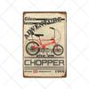 Segni Metallici Bici Vintage Poster Retro Bici da Ciclismo Decorazione Bar Pub Club Shabby Chic Pittura Artistica da Parete Targhetta 20x30cm