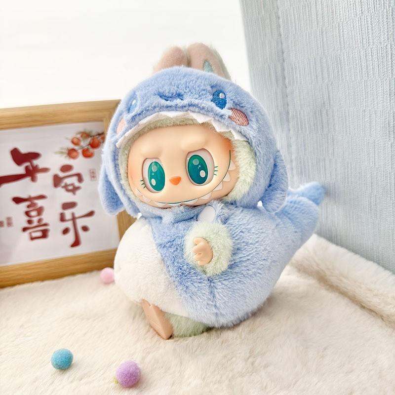Cute Fried Shrimp Outfit Doll Clothes for Labubu Cartoon Cockroach Dinosaur Plush Clothes Clothes for Labubu V1 V2 V3 Dolls