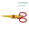 Children's Craft Safety Scissors - 5-inch Fun Patterned Blades for DIY and Albums
