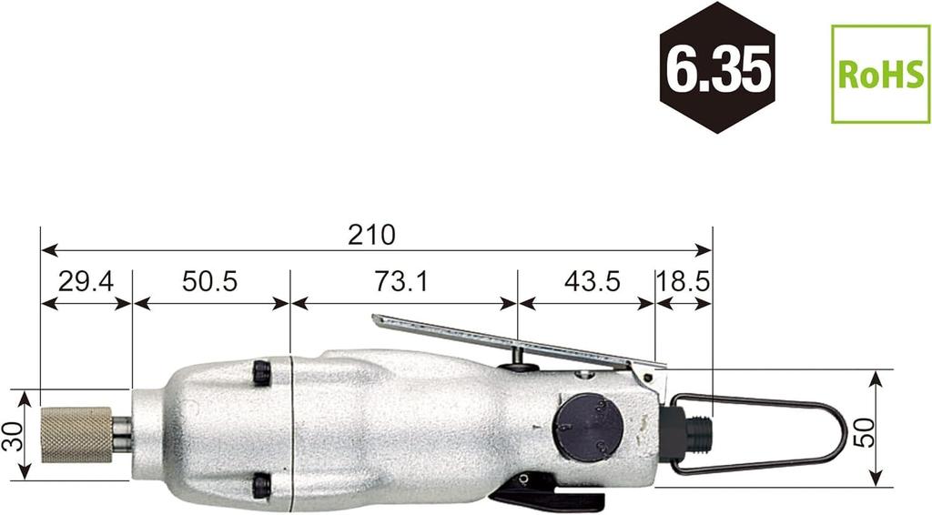 VESSEL Air Impact Type Driver, GT-S6MLR