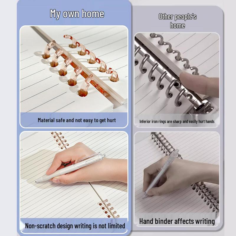 Ergonomic B5 Ring Binder Notebook – High-Value, Detachable Coil, Minimalist Design for Students