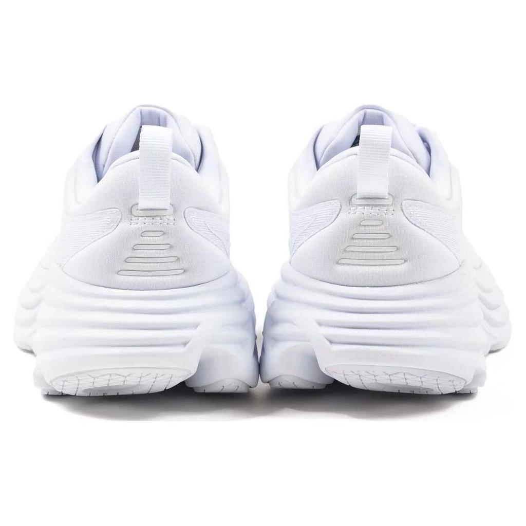 HOKA Bondi 8 Białe Damskie Sneakersy 1127952-WWH