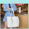 Fresh Sweet Embroidered Tote Bag Medium Vertical Soft Canvas Shoulder Bag