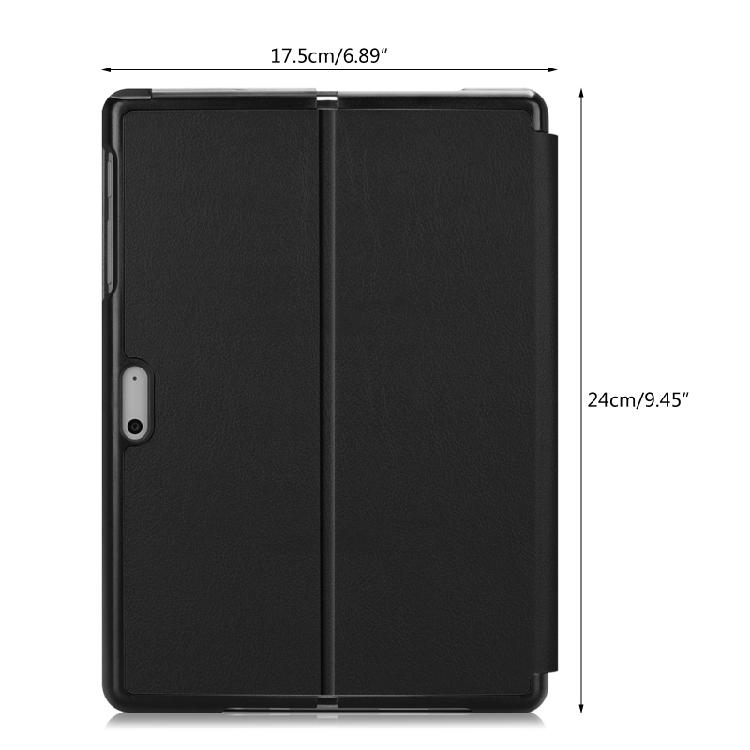 for MicrosoftSurfaceGo 2 Case,PU Leather Folio 2-Folding Stand Cover for Cas