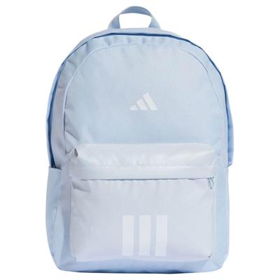 3-Stripes Sportswear 27.4L Classic Logo Plain Fabric Backpack Unisex Backpack Crystal-Blue White KQ7972