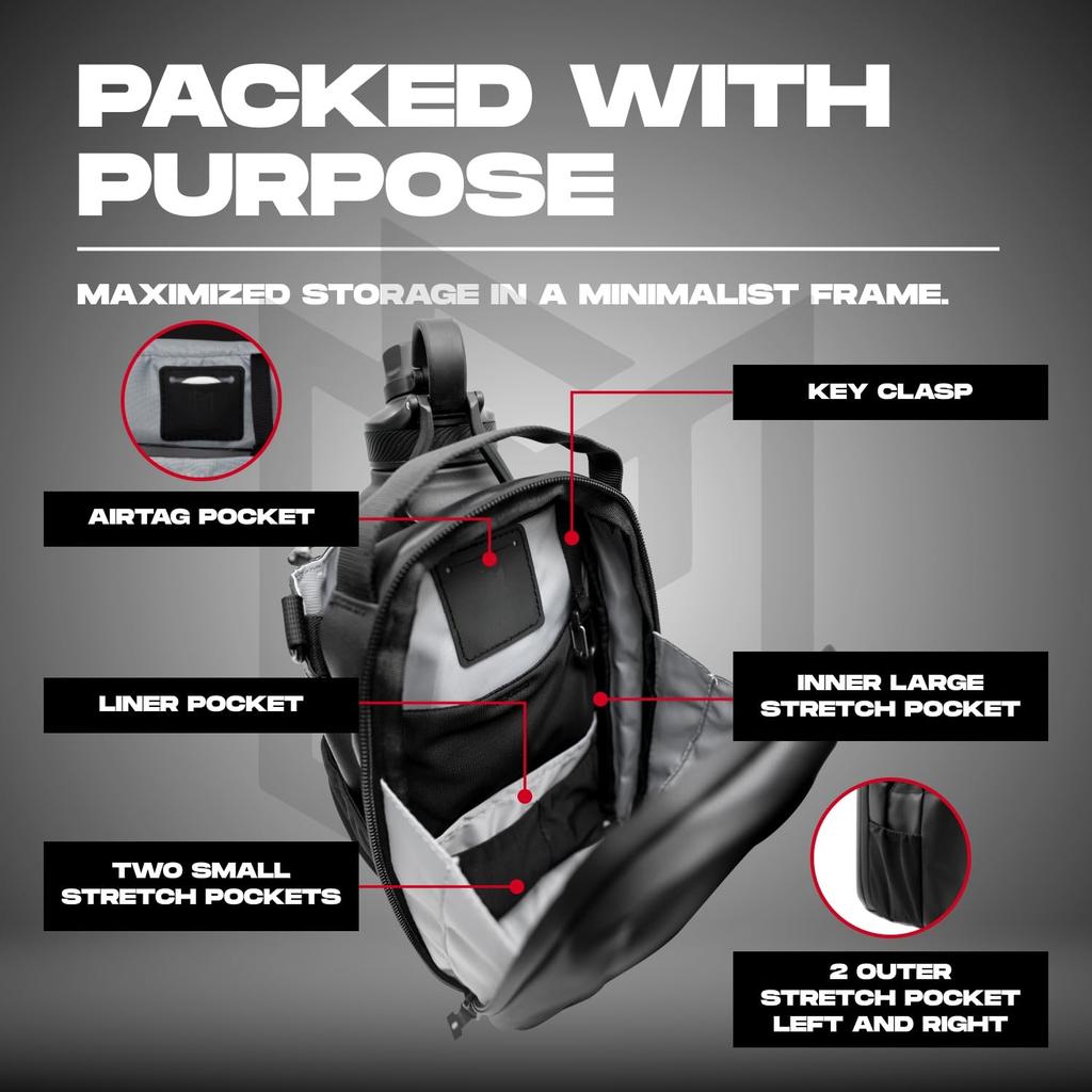 Magnetische Fitness-Tasche Sport-Wasserflaschen-Tasche Tragbare Wasserflaschen-Hängetasche Umhängetasche Handy-Schlüssel-Aufbewahrungstasche