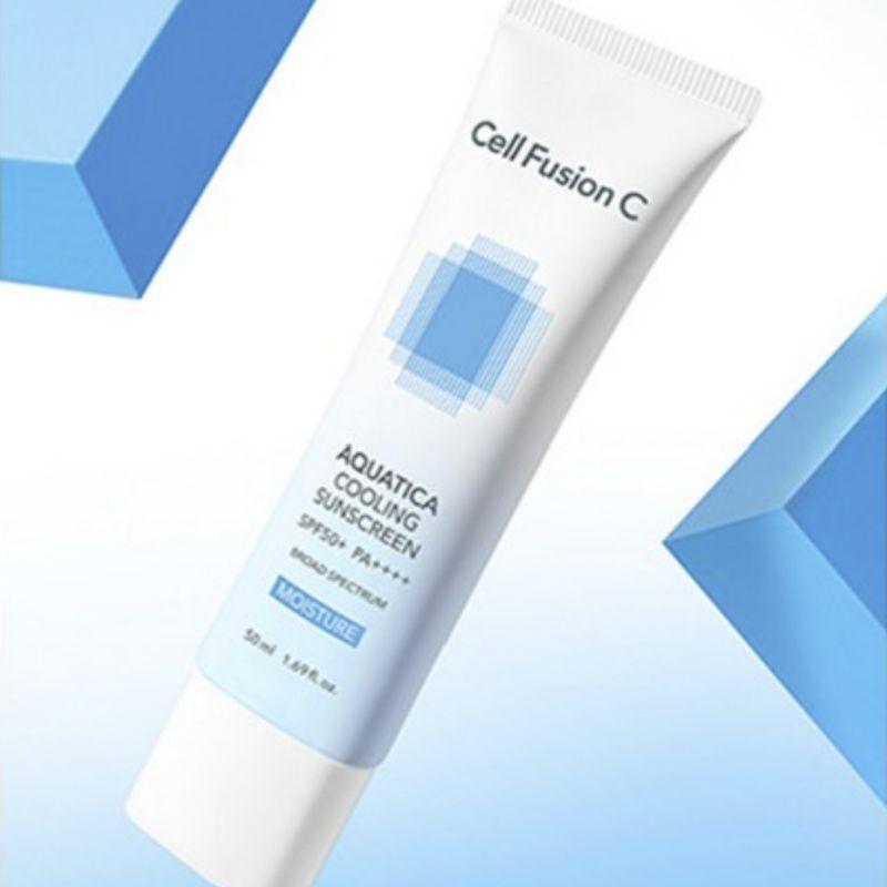 Cell Fusion C Aquatica Cooling Sunscreen Set 50ml + 35ml SPF50+ PA++++