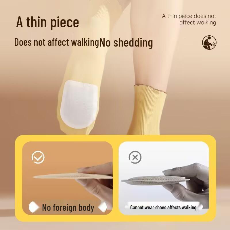 Haishi Hainuo Self-heating Warm Foot Patches, Portable 10-pack Winter Foot Warmers