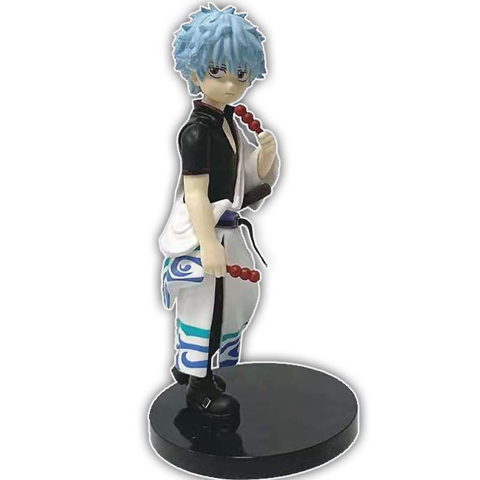sold Anime Gintama Figure Sakata Gintoki Katsura Kotarou Stand Anime Model Gifts Collection Decoration Ornaments