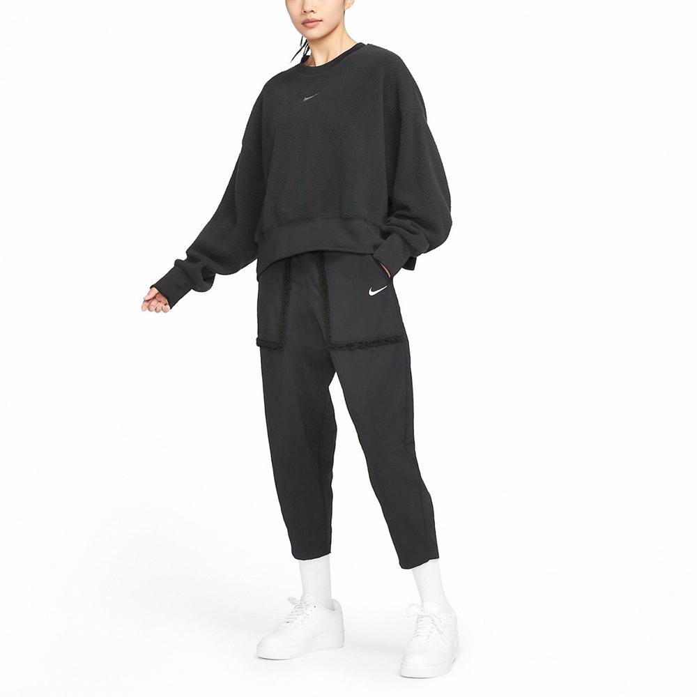 Nike Nsw Essential Comfortable Simple Soft Breathable Casual Pants Women bottoms Black DQ6810-010