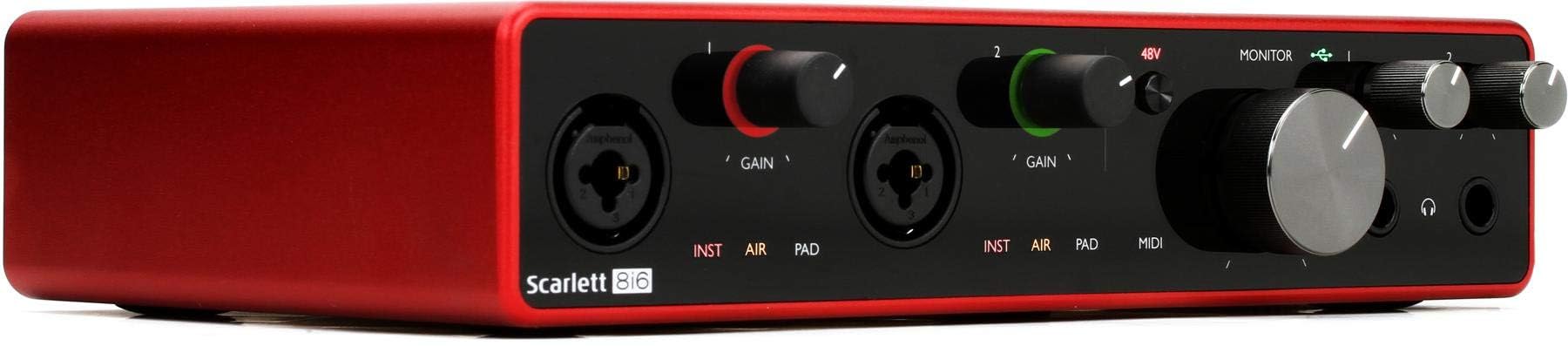 

Аудіоінтерфейс 3-го покоління Focusrite Scarlett 8i6