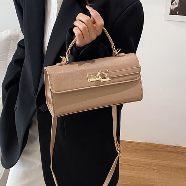 Lock Small Square Bag Women's Shoulder Handbag