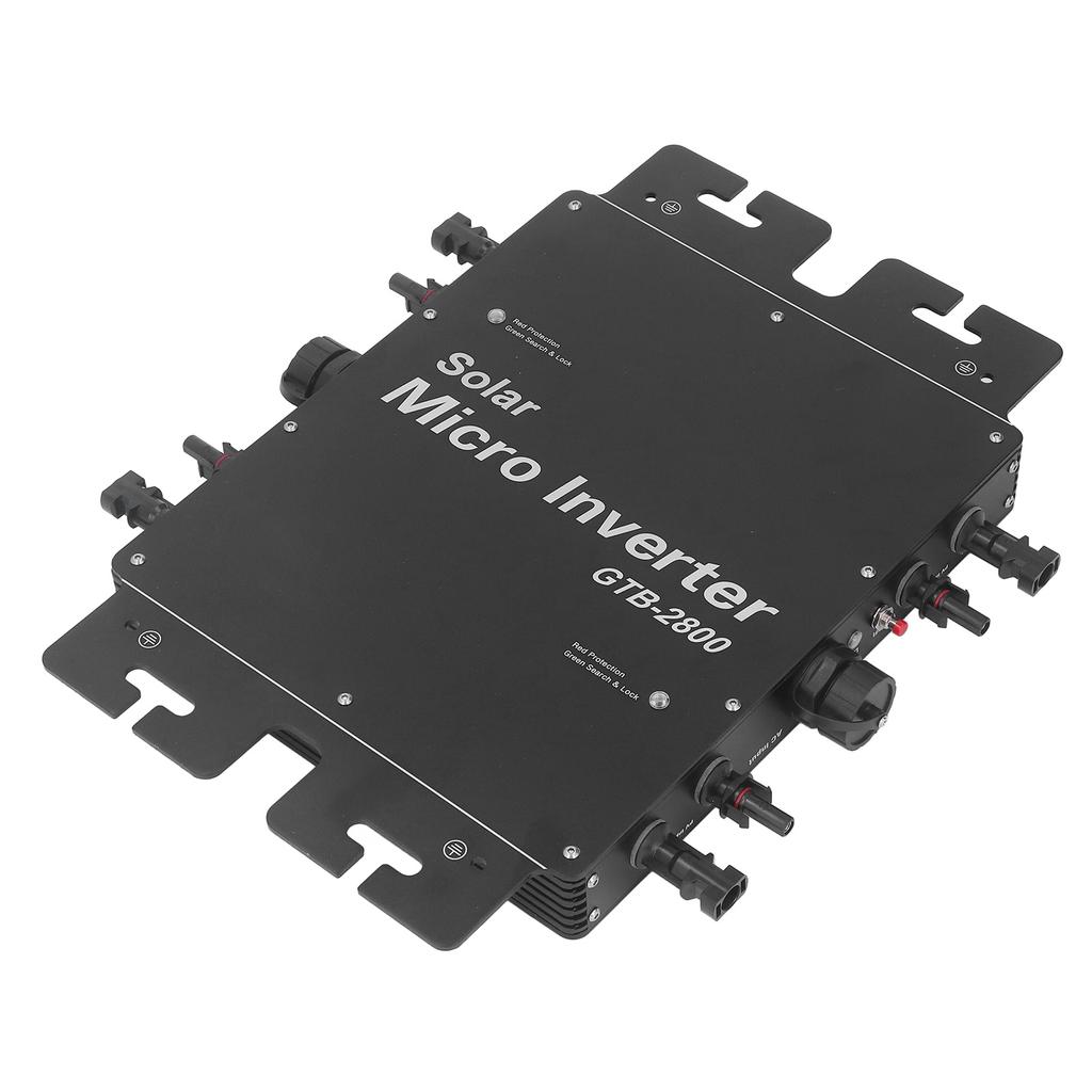 2800W Solar Grid Tie Inverter MPPT Power Micro Inverter with WiFi Control IP65 Waterproof