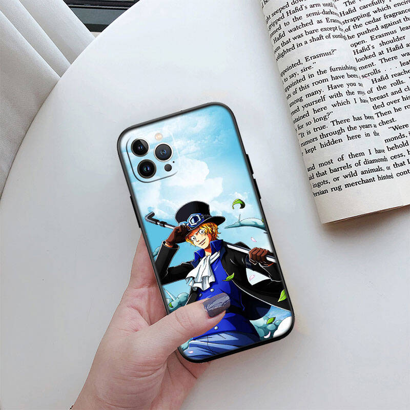 MH122 One Piece Sabo Phone Shell Case for Redmi Note 8 9 10 11 11S 10C 10X 10A 10T 9A 9C 9T 9S 8T Pro Max Plus Prime