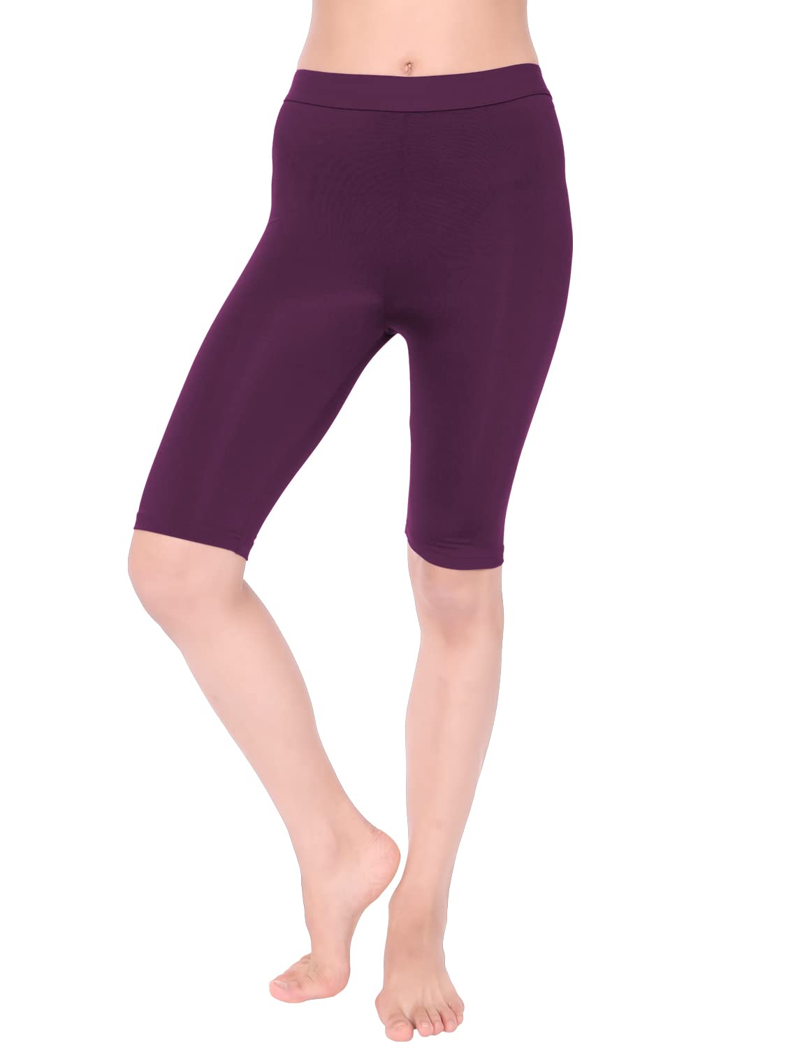 

Леггинсы женские для бега и спорта PU Planet-C Planet-Casual, длина 5/8, pc-230, M-L, фиолетовый