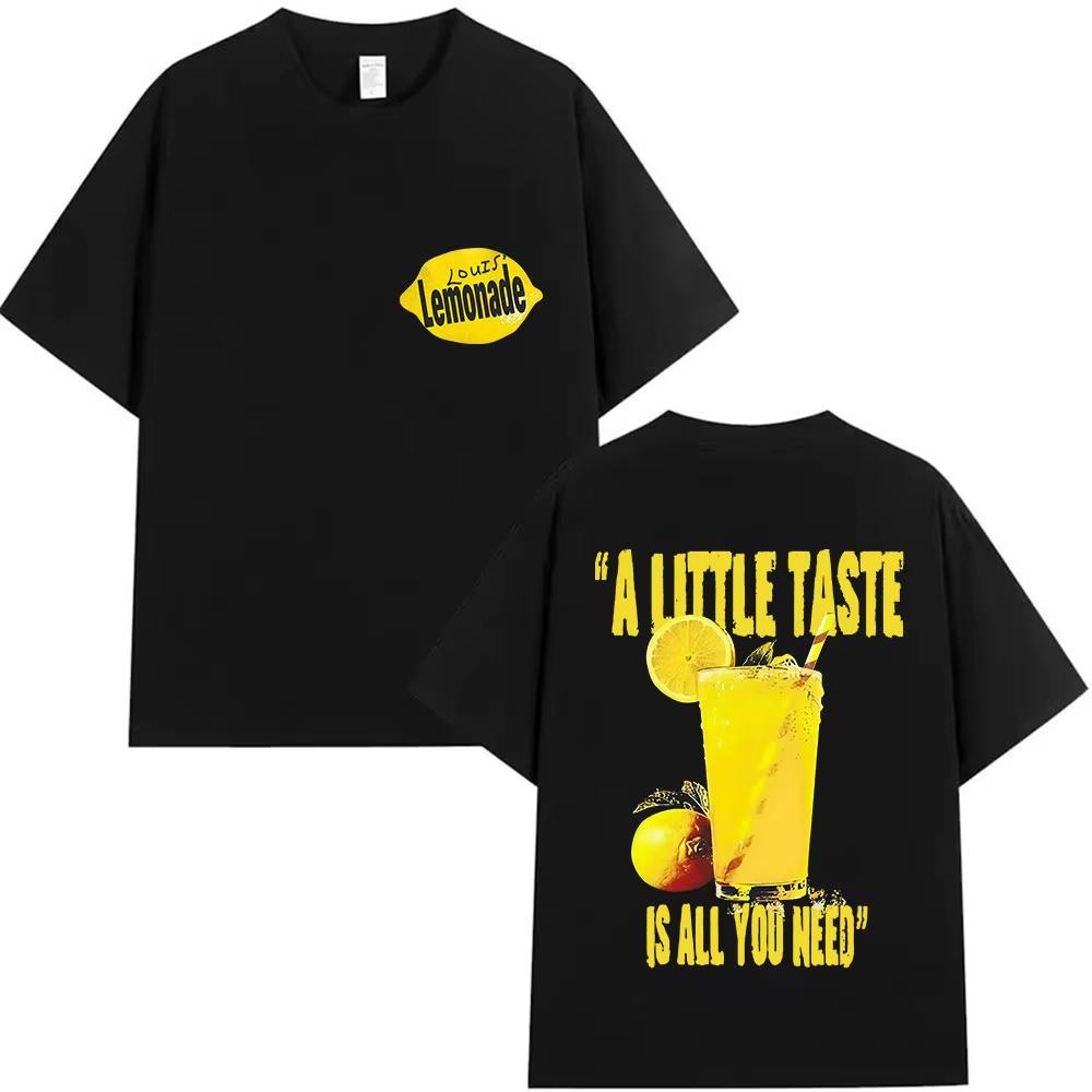 

Louis Tomlinson Lemonade A Little Taste Is All You Need New Album 2026 Print T Shirts Men Women Fashion Cotton Tshirt 2XL